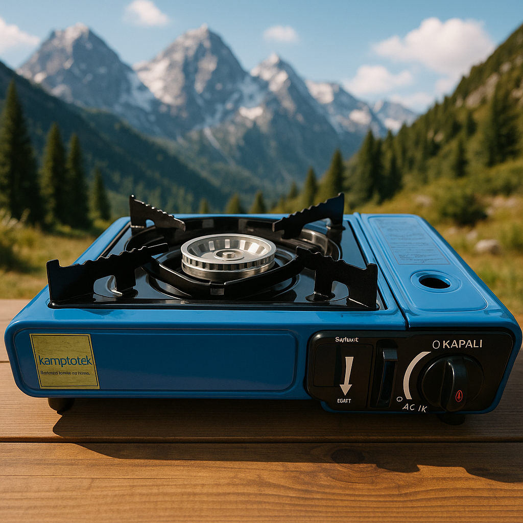 Camp One Kamp Doğa Piknik Ocağı Stop Emniyetli Profesyonel Taşıma Çantası Hediyeli Mavi