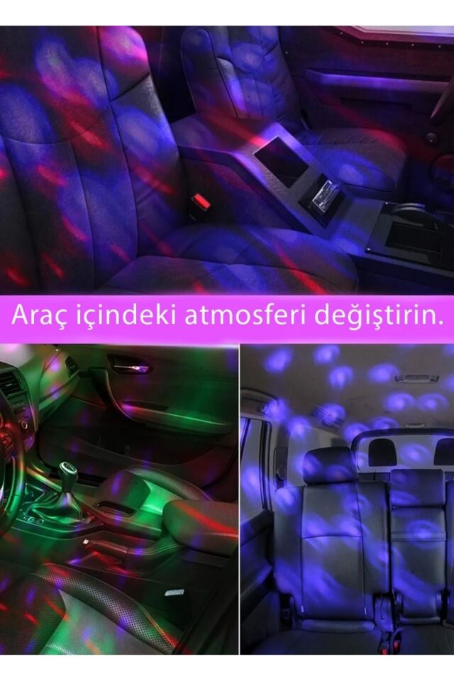 Mini Işık Disko Parti Işığı Sese Duyarlı Telefon Bilgisayar Televizyon Bağlayabilme LED Işık