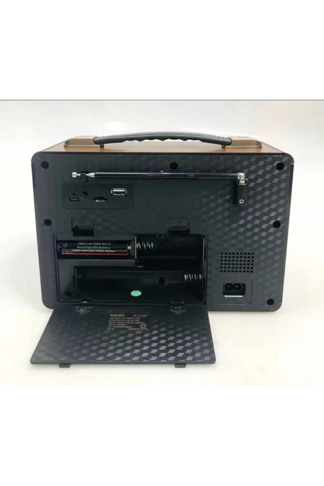 Büyük Boy Şarjlı Nostaljik Led Işıklı Speakr Radyo