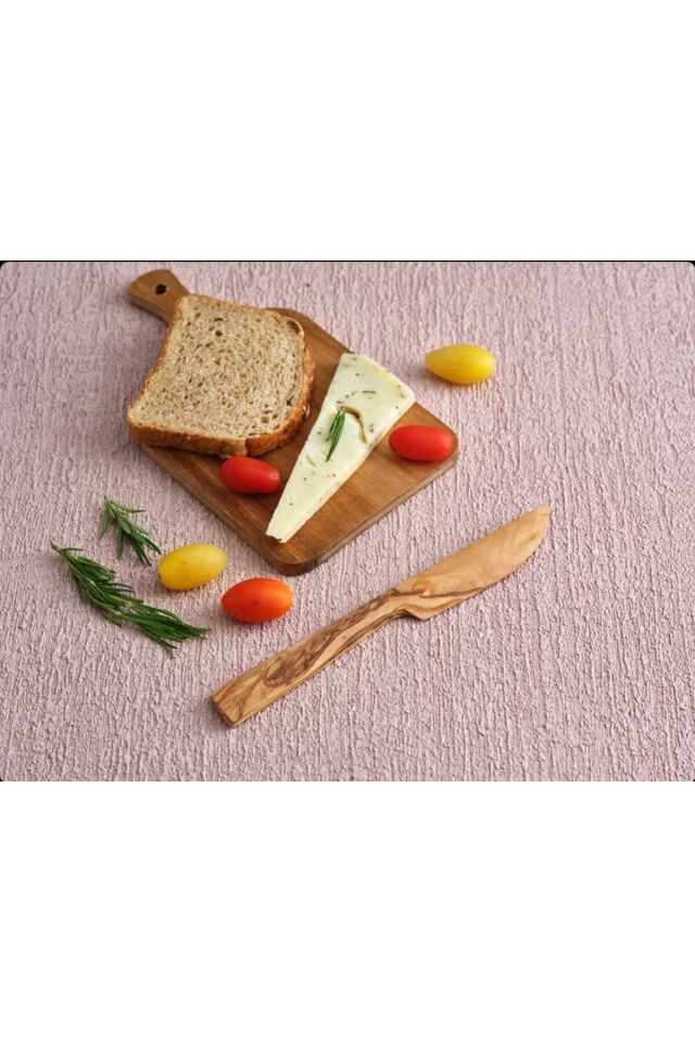 Kamptek Ahşap Zeytin Ağacından Üretilmiş Doğal Bıçak