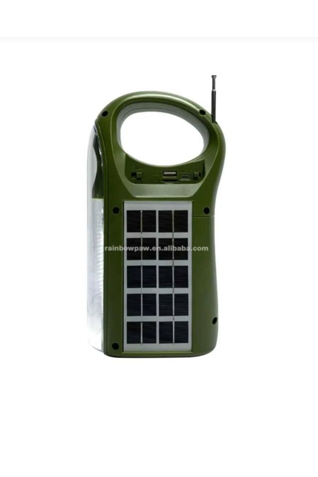 Kts Güneş Enerjili Hoparlör Işıldak FM Radyo MP3 Çalar Kablosuz Bağlantı Wireless Bluetooth