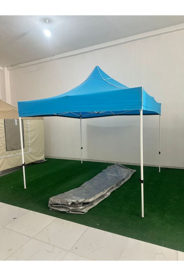 Kamptek Çadır Ürünler 300 X 300 Gazebo Katlanır Çardak Renk Şeçenekli Yeşil