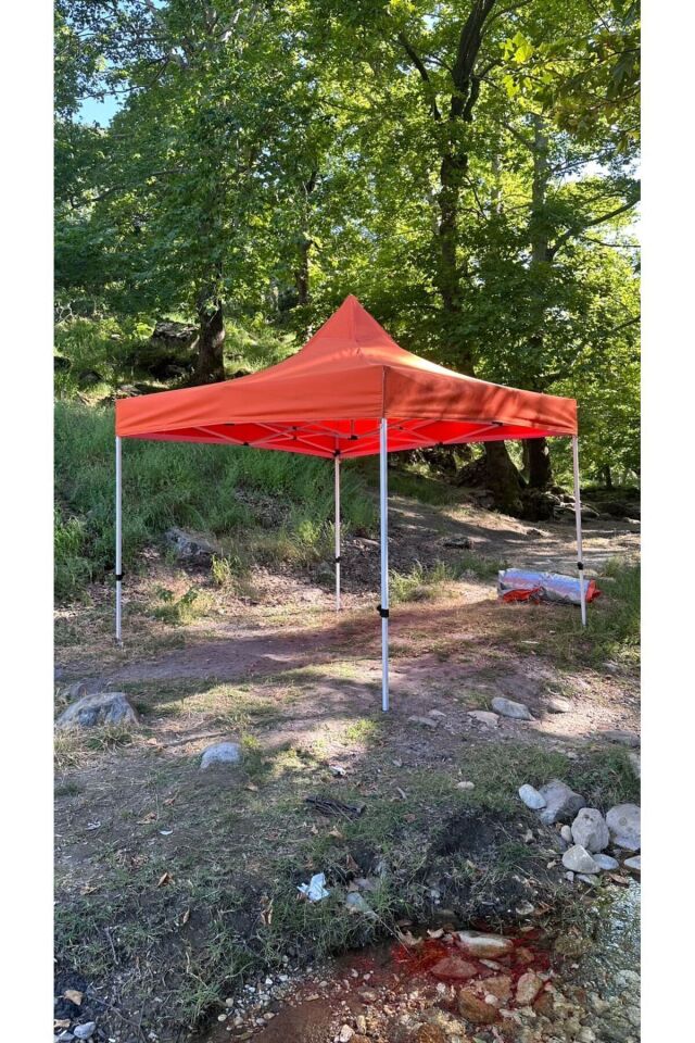 Kamptek Çadır Ürünler 300 X 300 Gazebo Katlanır Çardak Renk Şeçenekli Yeşil
