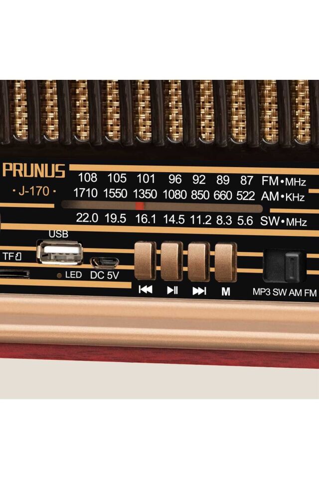 Nostalji Classic FM  Retro Vintage Bluetooth AUX Radyo Hoparlör Müzik Çalar Antika Radyo Büyük Boy H