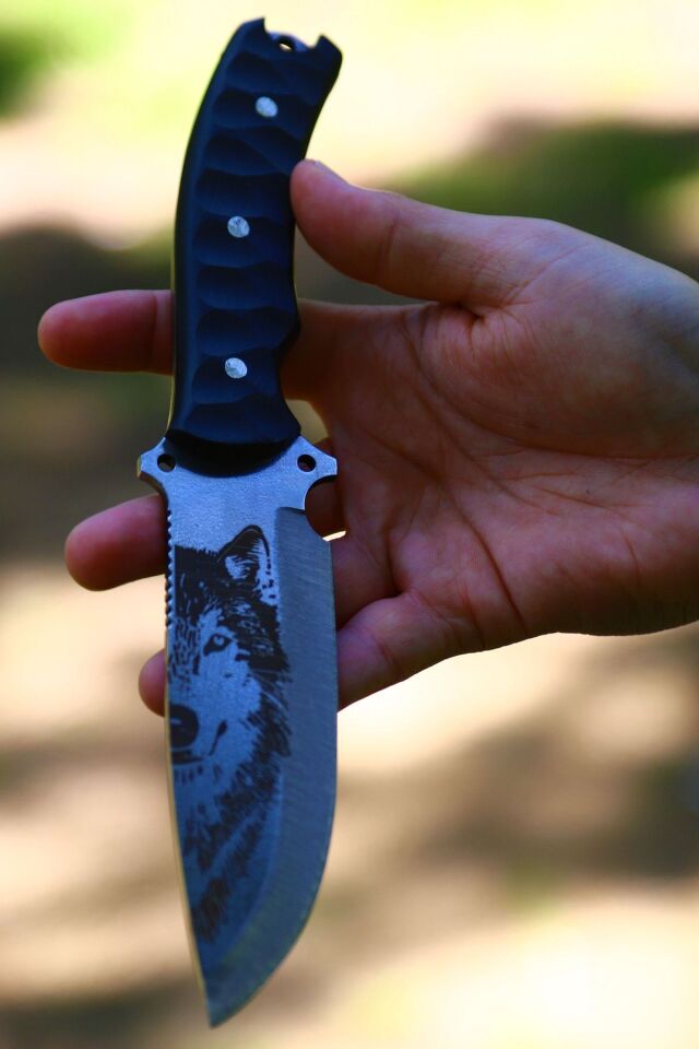 KampTek Bushcraft Yüksek Kalite Bıçak Bıçağı Kamp Bıçağı El Yapımı Koruma Kılıf Hediyeli