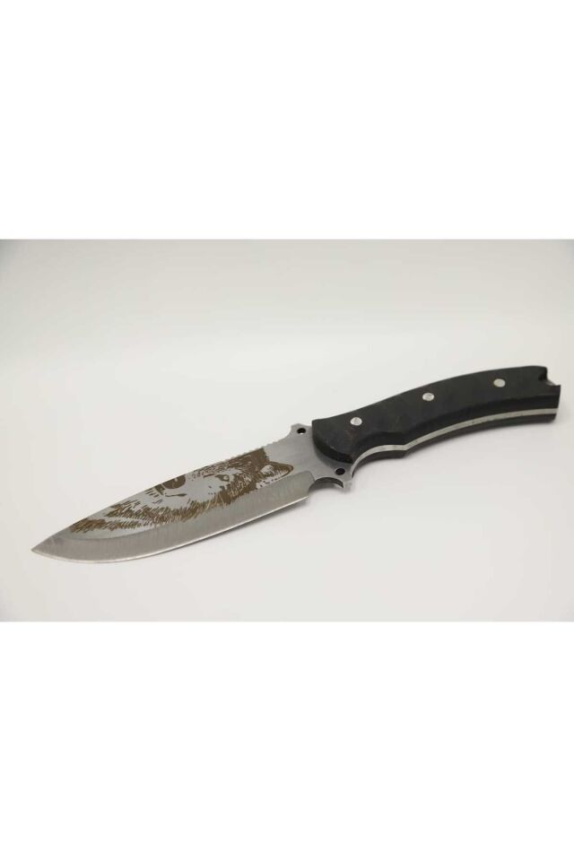 KampTek Bushcraft Yüksek Kalite Bıçak Bıçağı Kamp Bıçağı El Yapımı Koruma Kılıf Hediyeli