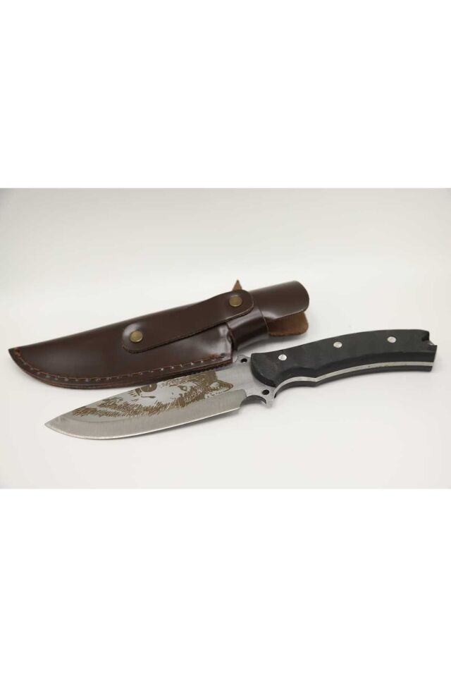 KampTek Bushcraft Yüksek Kalite Bıçak Bıçağı Kamp Bıçağı El Yapımı Koruma Kılıf Hediyeli