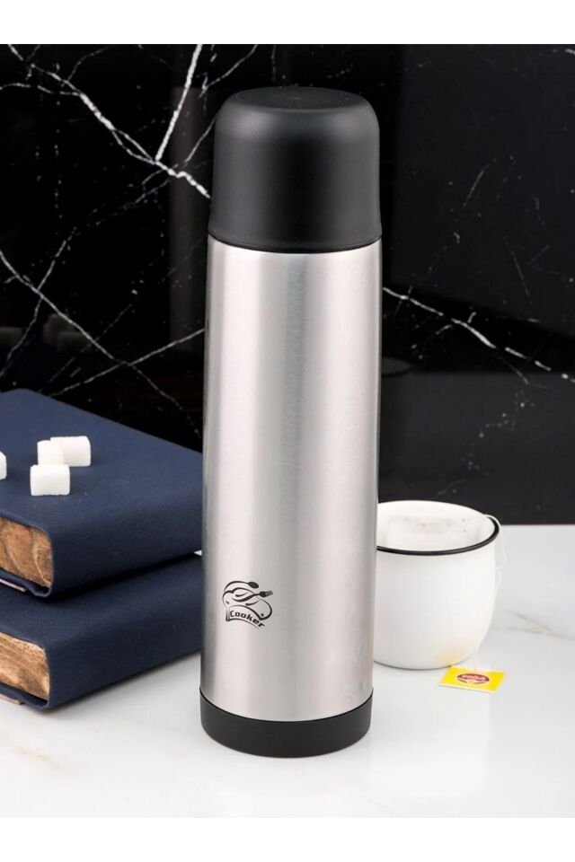Vakum Izolasyonlu Çift Kat Paslanmaz Ve Kırılmaz Çelik Gövdeli Yerli Üretim Termos 500 ml
