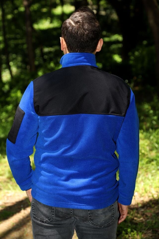 Camp One Slim Fit Anti Pilling Tüylenme Yapmayan Tam Fermuar 3 Cepli Shoftshell Sweatshirt Polar syh