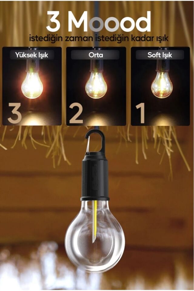 Kamp Seti İkili Mini Çok Kullanışlı Fonksiyonlu Mini Fener Seti