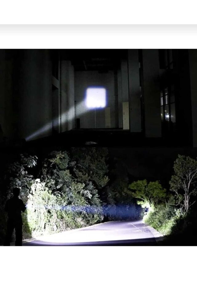 Mini Ultra Güçlü 2500 Lumen 5w Cob Led Usb Şarjlı El Feneri Polis - Bekçi - Jandarma El Feneri Mini