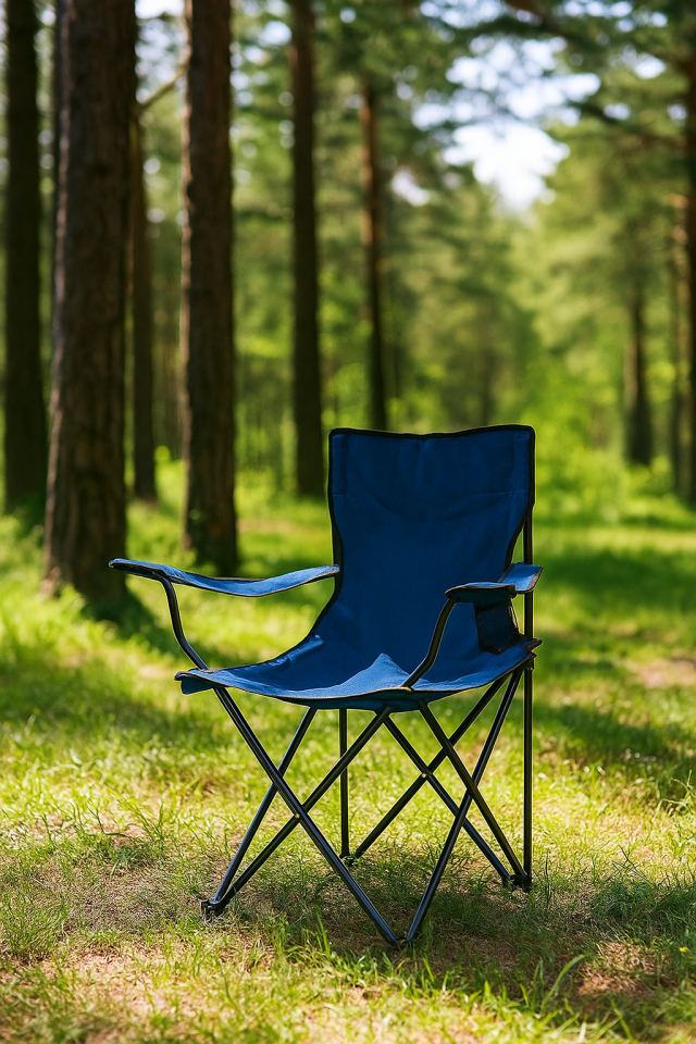 Katlanabilir Kamp Doğa Piknik Sandalyesi Kılıf Hediyeli