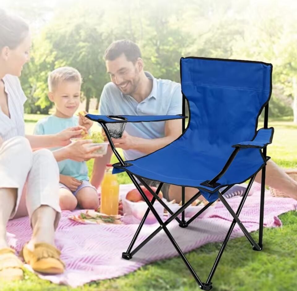 Katlanabilir Kamp Doğa Piknik Sandalyesi Kılıf Hediyeli