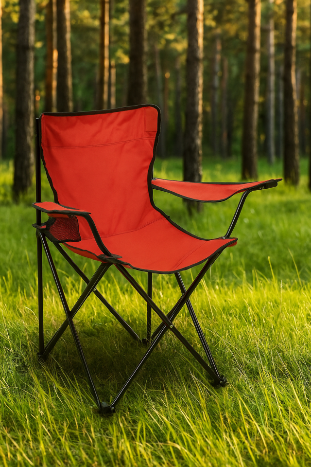 Katlanır Kamp Doğa Piknik Sandalyesi Kılıf Hediyeli