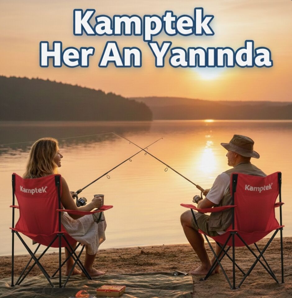 Katlanır Kamp Doğa Piknik Sandalyesi Kılıf Hediyeli