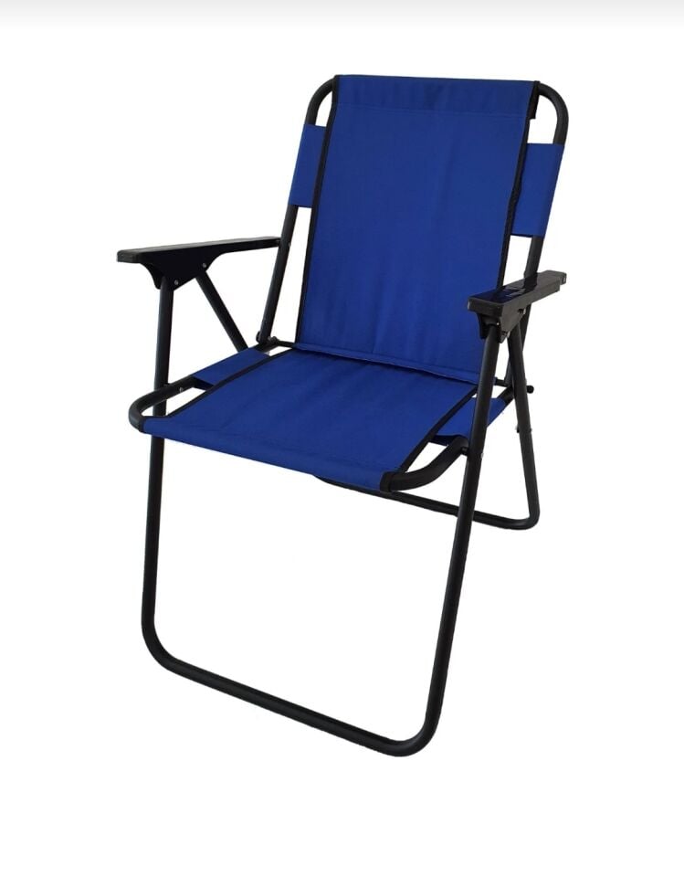 Metal Katlanır Kamp Karavan Doğa Piknik Plaj Sandalyesi