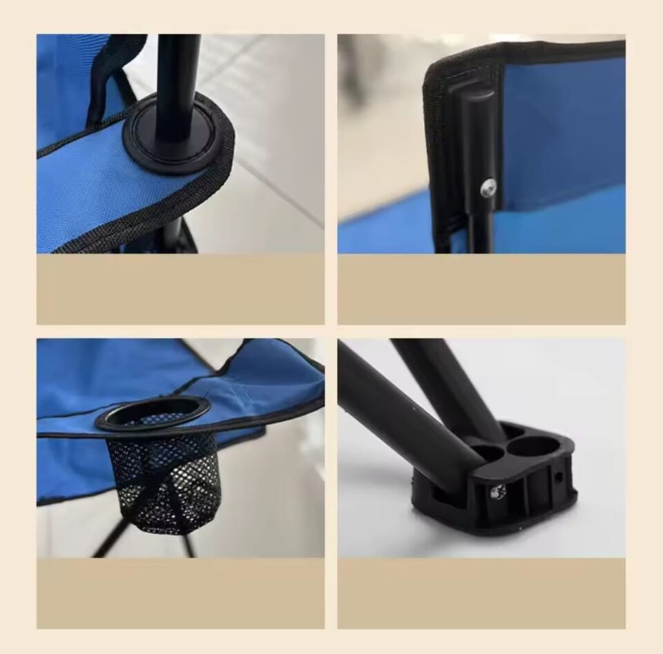 Katlanır Kamp Doğa Piknik Sandalyesi Kılıf Hediyeli 2 Adet Lacivert