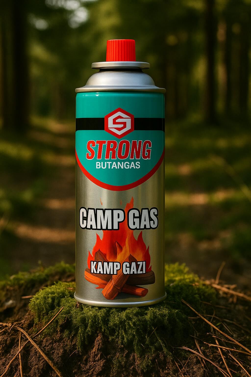 Kamptek Strong Kamp Ocak Gazı Valfli Pürmüz Kartuşu  1 Adet