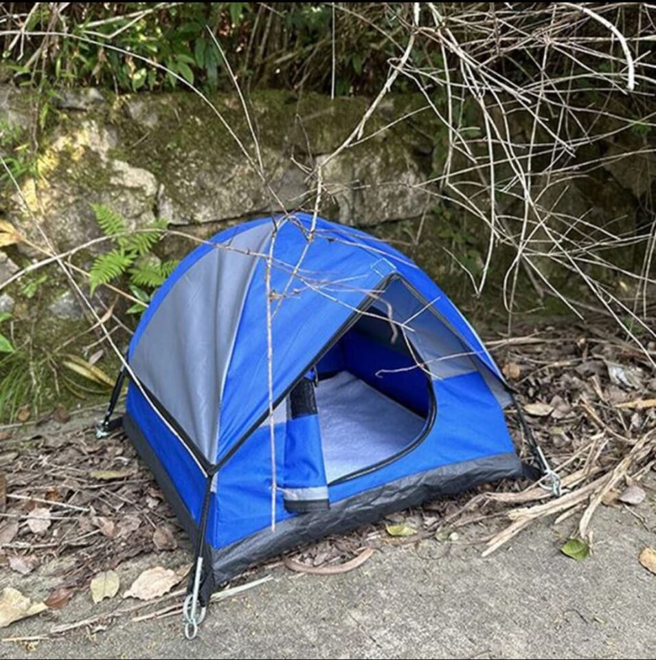 Kamptek Portatif Katlanabilir Evcil Hayvan Çadırı Büyük Boy (74x52x47 Cm)