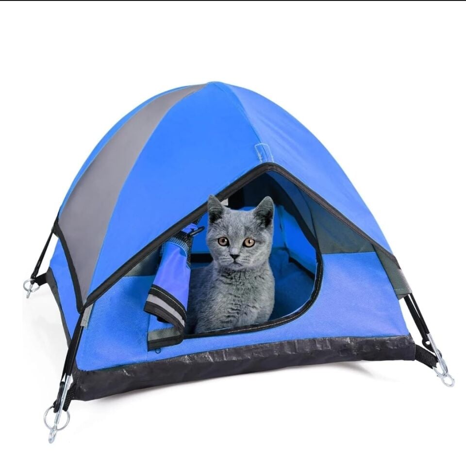 Kamptek Portatif Katlanabilir Evcil Hayvan Çadırı Büyük Boy (74x52x47 Cm)