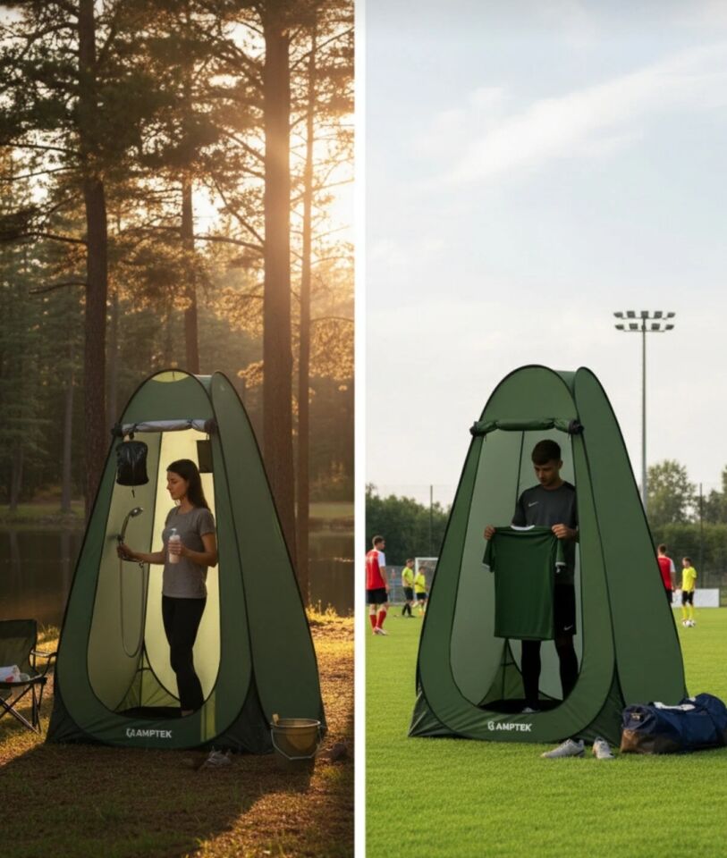 Kamp Alanı Duş Giyinme Wc Çadırı Fotoğrafcı Prova Kabini 190x120x120