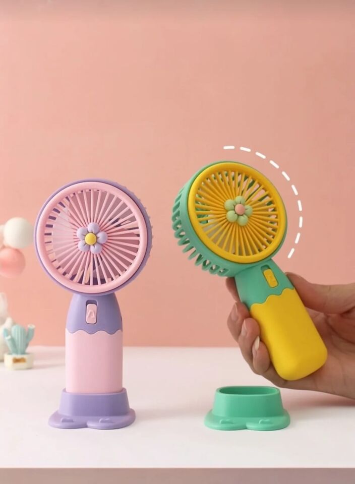 Kamptek Sarj Edilebilir Mini Taşınabilir El Fanı El Vantilatör Karışık Modeller