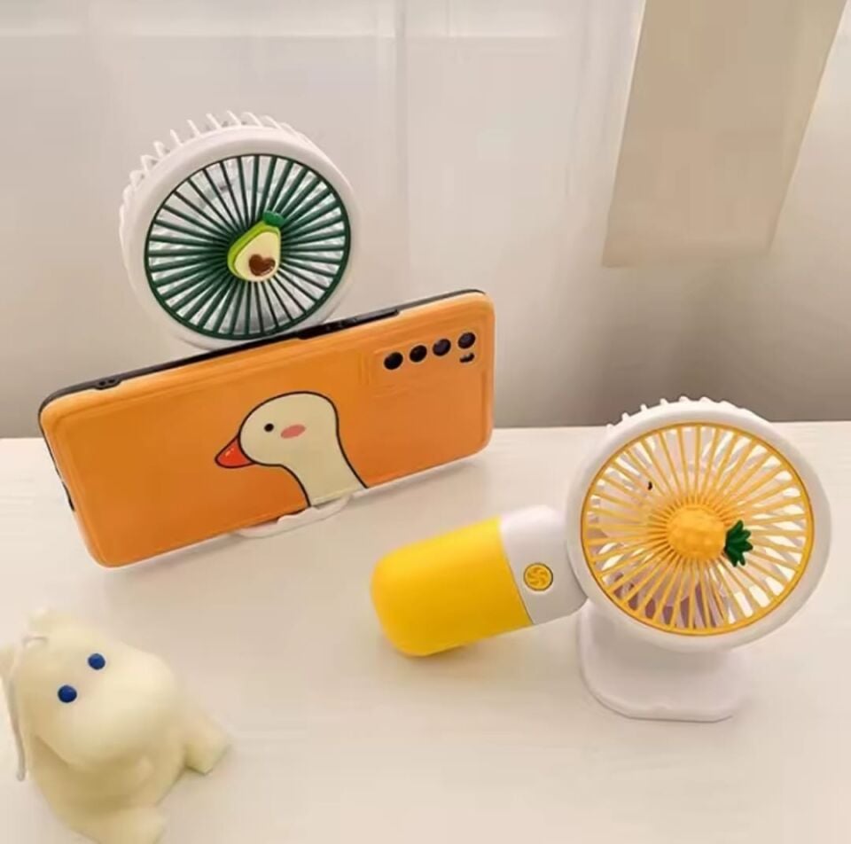 Kamptek Sarj Edilebilir Mini Taşınabilir El Fanı El Vantilatör Karışık Modeller