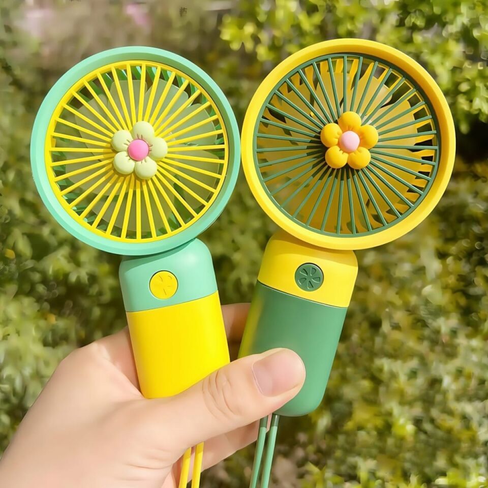Kamptek Sarj Edilebilir Mini Taşınabilir El Fanı El Vantilatör Karışık Modeller