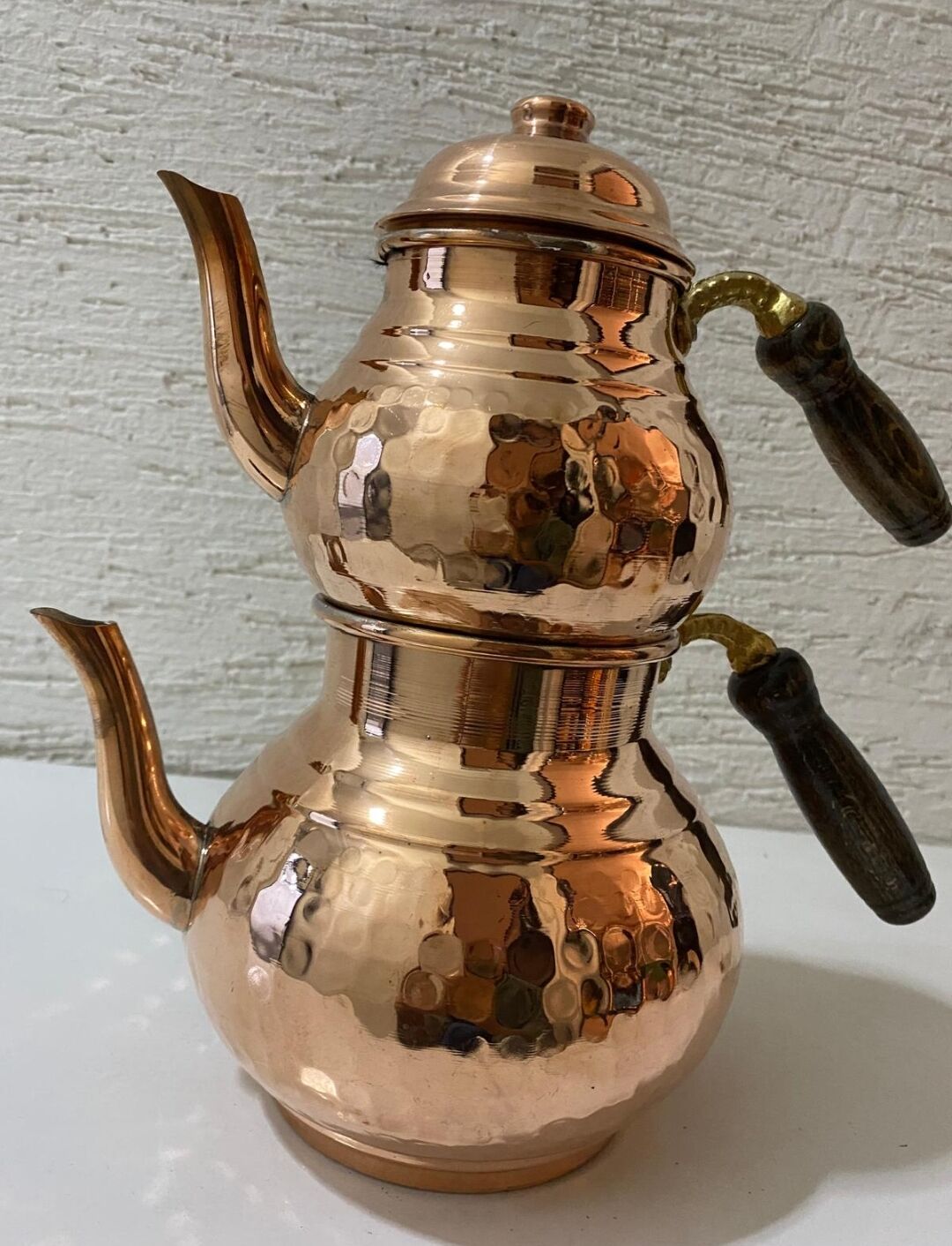 Bakır Çaydanlık Takımı Özel Seri