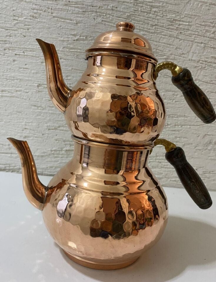 Bakır Çaydanlık Takımı Özel Seri