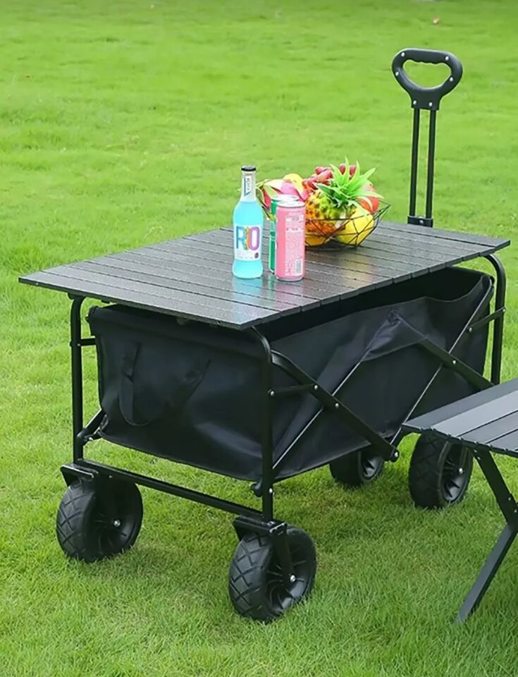 Katlanabilir Kamp Masalı Profesyonel Taşıma Arabası No:2 Büyük