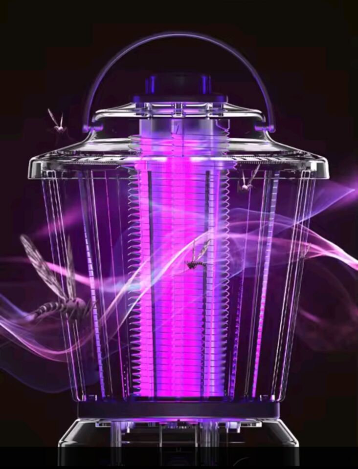 Siyah Şarjlı Uv Işıklı Elektrikli Sivrisinek Öldürücü Lamba Sinek Kovucu Sineksavar