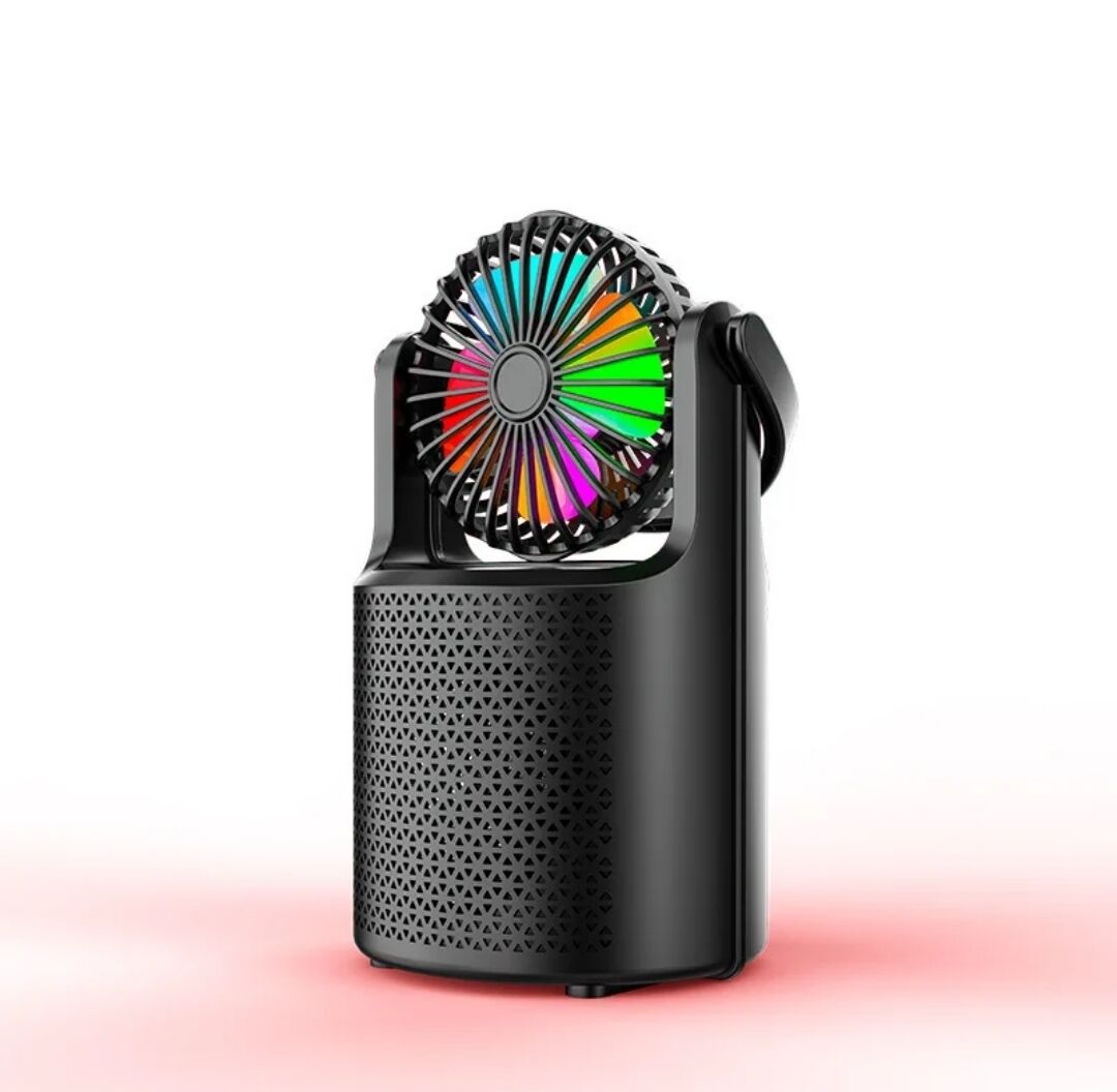 Vantilatörlü Hoparlör RGB LED Işıklı Fonksiyonel Speaker