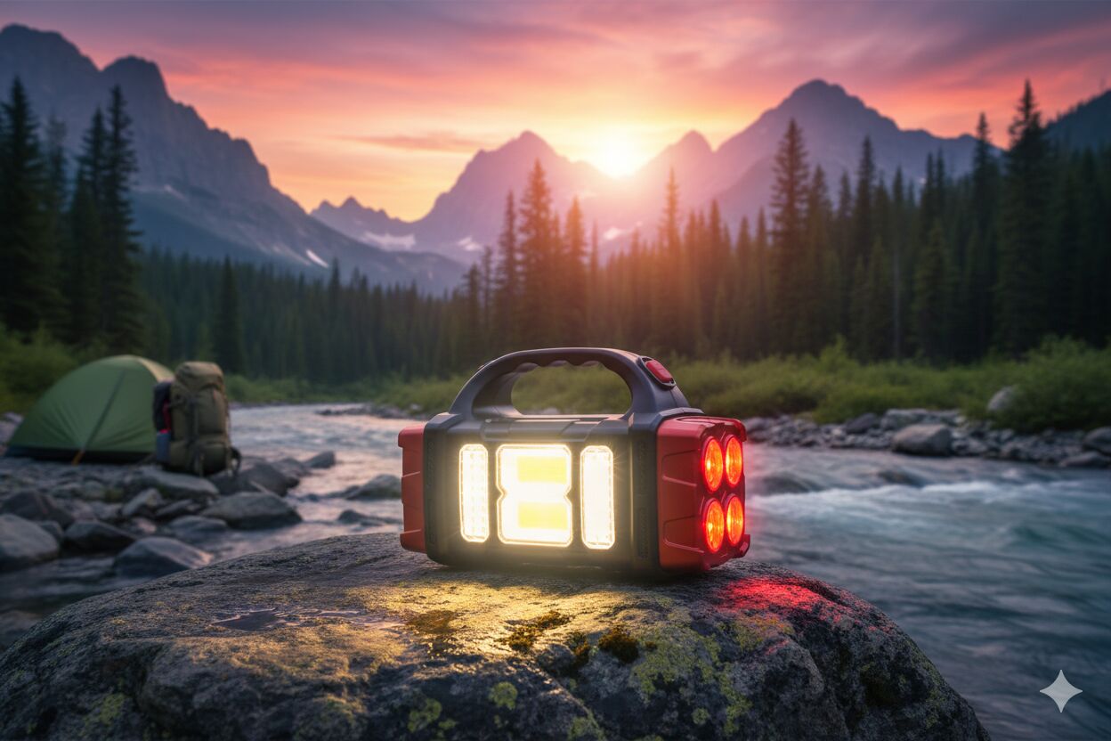 Fonksiyonel Işıldak Fener İkaz Lambası Kamp Çadır