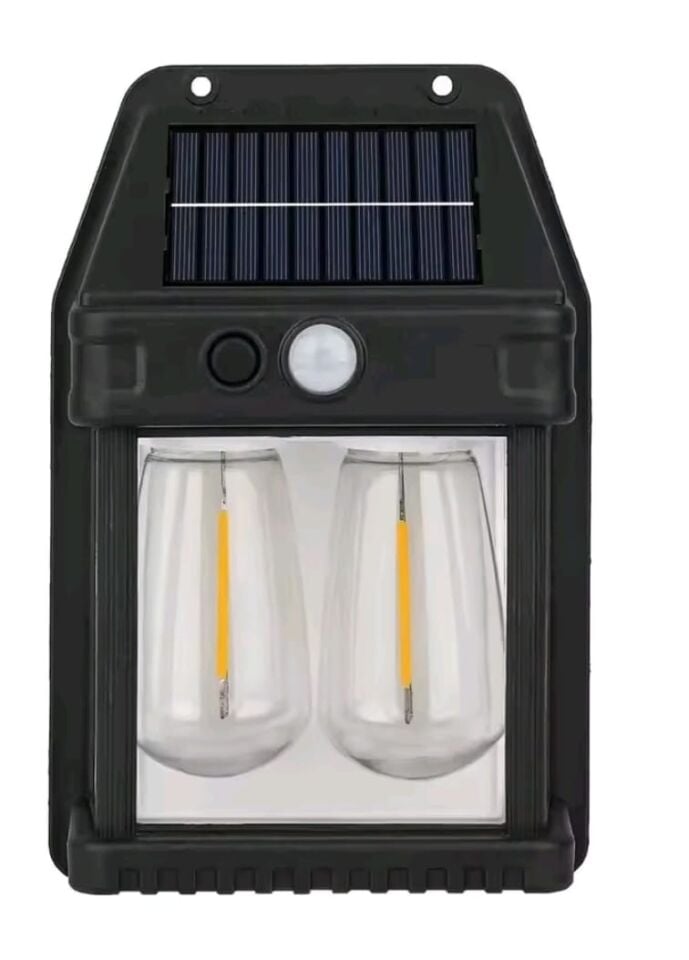 Dış Mekan Ev Teras Bahçe Cafe Hareket Sensörlü Güneş Enerjili Solar Bahçe Lambası [Enerji Sınıfı A+]