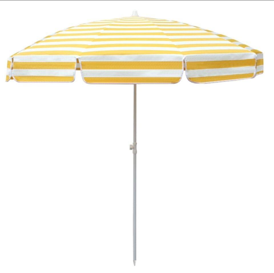 Kamp Plaj Şemsiyesi 10 Telli Kaliteli Güneş Geçirmez Set Halinde Şemsiye Altı Dahil