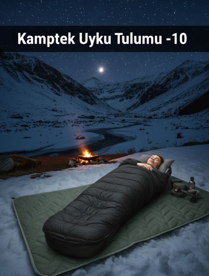 Doğa Kamp Balıkçılık Outdoor Su Geçirmez Uyku Tulumu -10