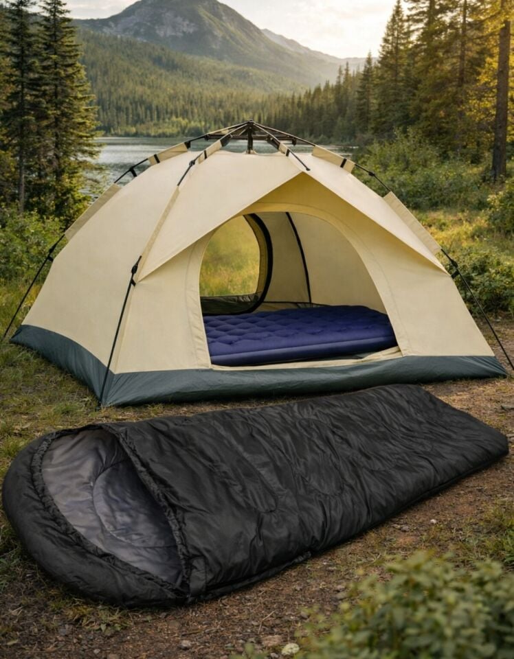 Doğa Kamp Balıkçılık Outdoor Su Geçirmez Uyku Tulumu -10