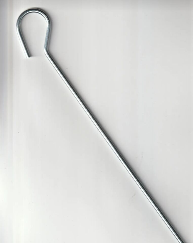 Çelik Çadır Kazığı 30 cm Uzunluk 4.5 mm Kalınlık Çadır Tente İçin Kullanım 4 Adet