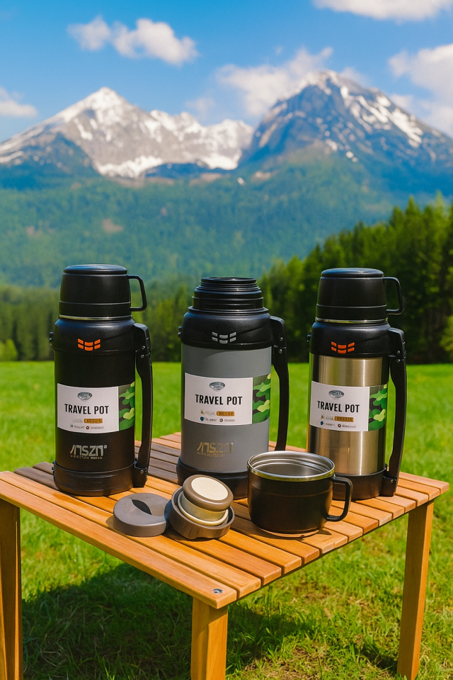 Paslanmaz Çelik Çift Katmanlı Termos 1.2 Lt