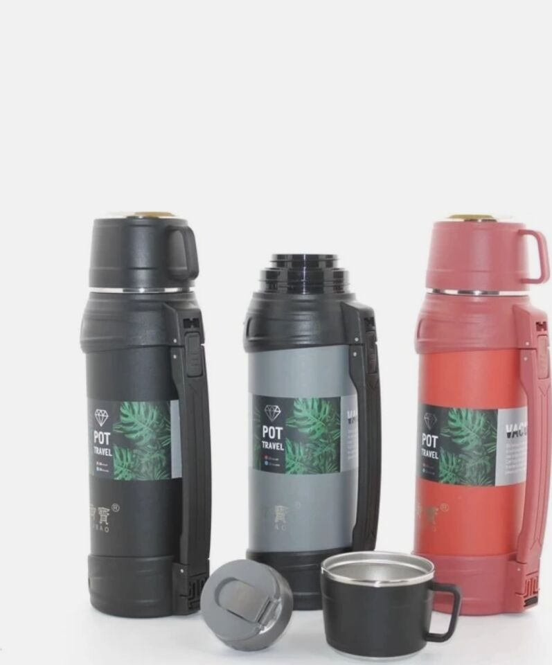 Paslanmaz Çelik Çift Katmanlı Termos 1.2 Lt