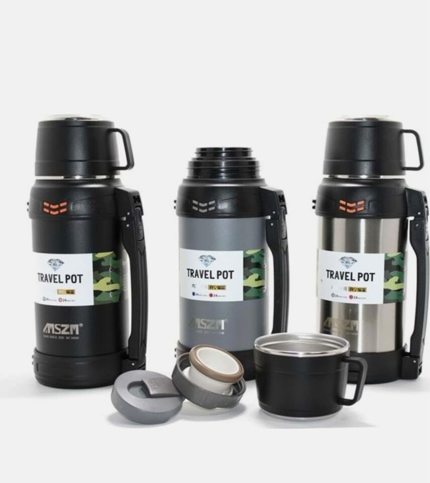 Paslanmaz Çelik Çift Katmanlı Termos 1.2 Lt