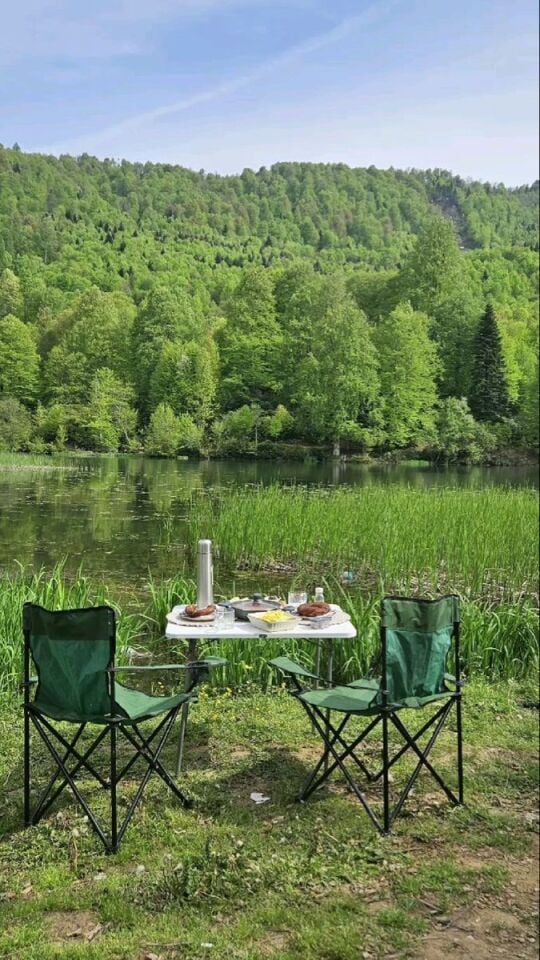 Katlanabilir Kamp Doğa Piknik Sandalyesi Kılıf Hediyeli
