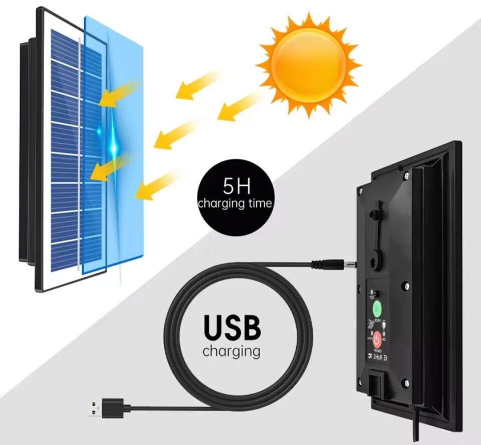 Şerit LED Fonksiyonel 5 Metre Güneş Enerjili Kamp Karavan Çadır
