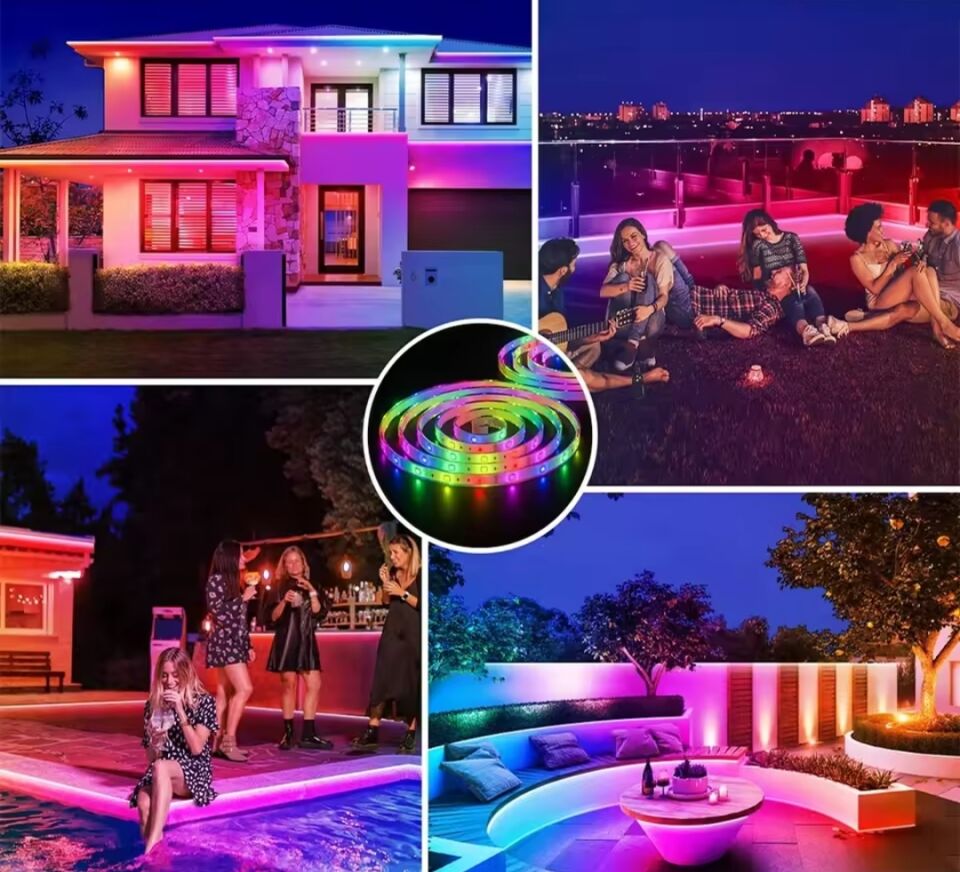 Şerit LED Fonksiyonel 5 Metre Güneş Enerjili Kamp Karavan Çadır