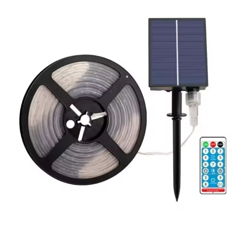 Şerit LED Fonksiyonel 5 Metre Güneş Enerjili Kamp Karavan Çadır