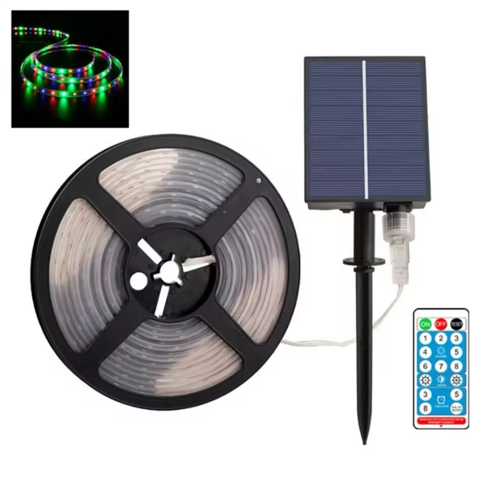 Şerit LED Fonksiyonel 5 Metre Güneş Enerjili Kamp Karavan Çadır