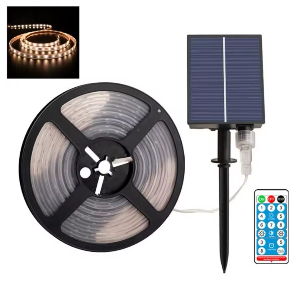 Şerit LED Fonksiyonel 5 Metre Güneş Enerjili Kamp Karavan Çadır