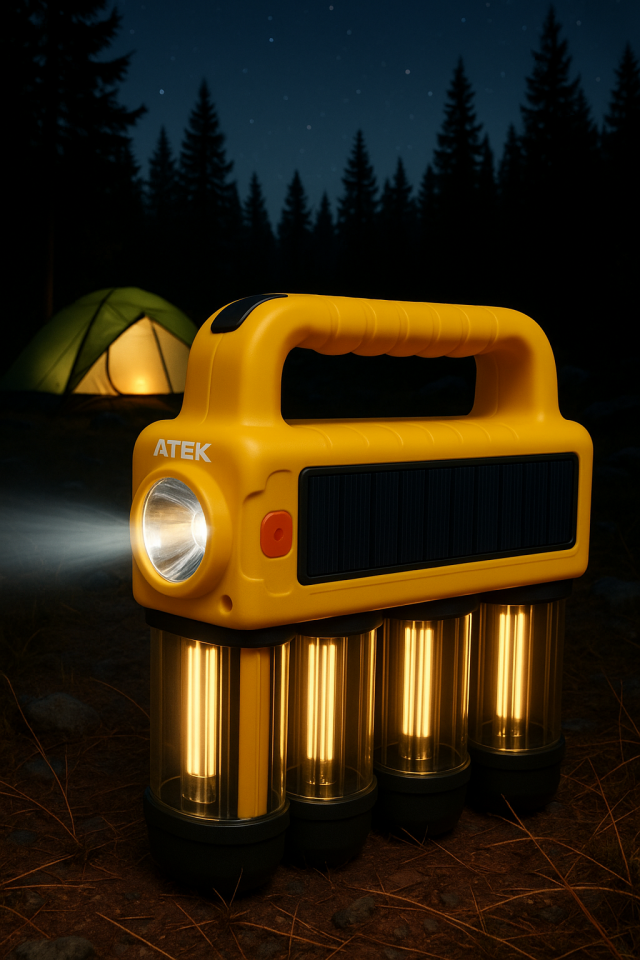 Güneş Enerjili Projektör Işıldak Tipi Lamba