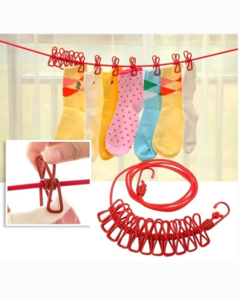 Karavan Kamp Doğa Pratik Çamaşır İpi Askı Aparatı